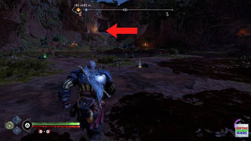 God Of War Ragnarok Full Belly Nornir Chest 33 Cross Area and Mantle Up