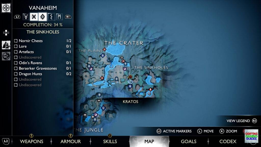 God Of War Ragnarok Full Belly Nornir Chest 33 Map