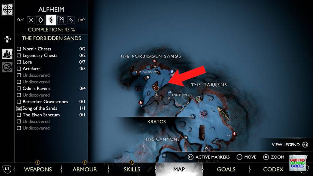 God Of War Ragnarök Kvasir's Poem 10 Map