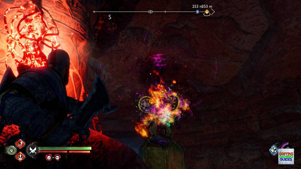 God Of War Ragnarök Legendary Chest 46 Burn Vines Away