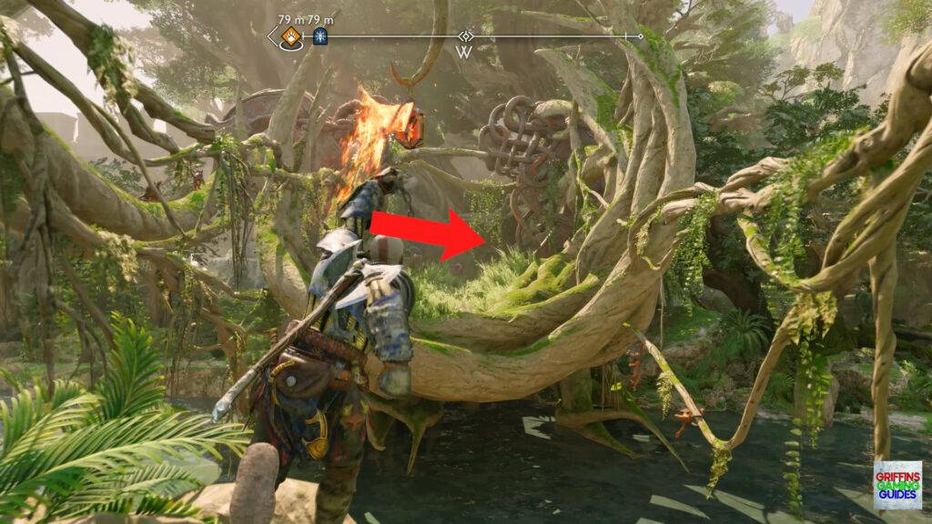 God Of War Ragnarök Legendary Chest 58 Swing Across and Head Right