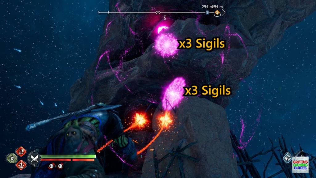 God Of War Ragnarök Nornir Chest 25 R Rune Place Sigils