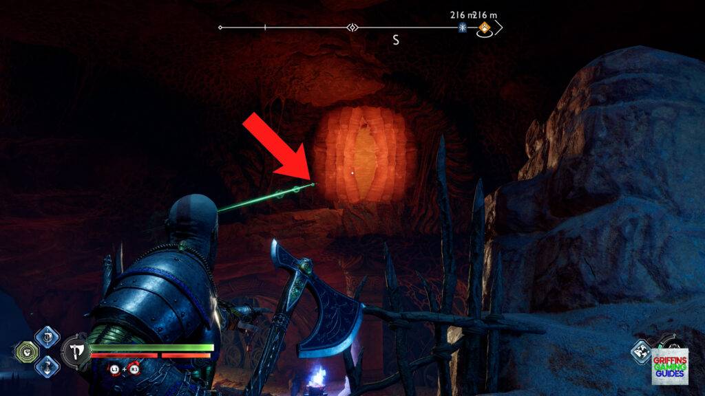 God Of War Ragnarök Nornir Chest 26 R Rune Open Wall Panel