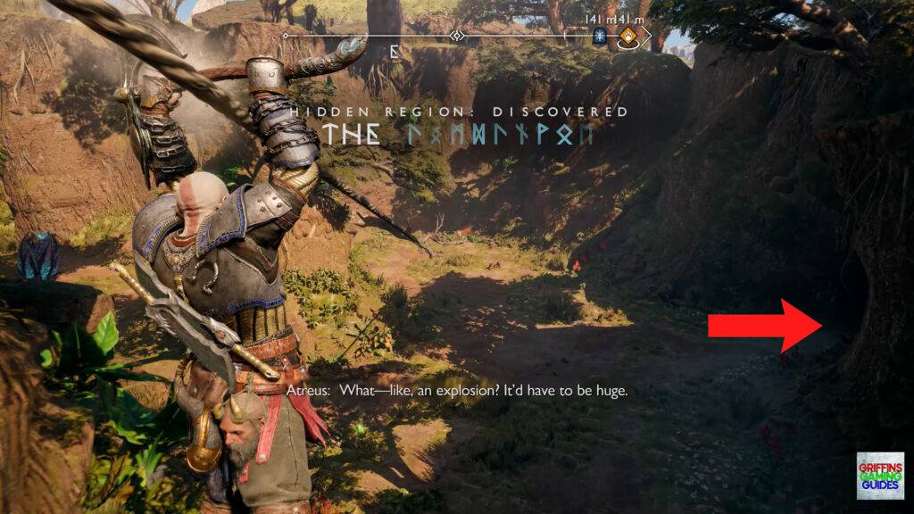 God Of War Ragnarok Pure Of Hart Autumn Stag Use Zipline the Head Right