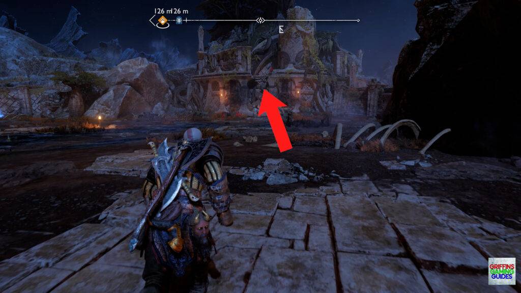 God Of War Ragnarök Pure Of Hart Winter Stag Climb Wall