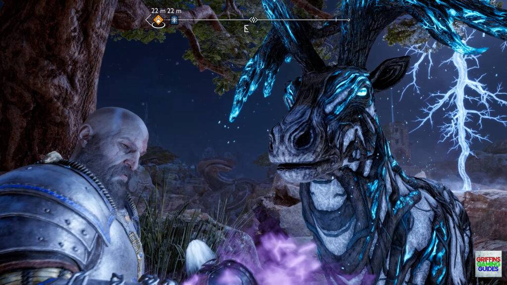 God Of War Ragnarök Pure Of Hart Winter Stag Feed Stag