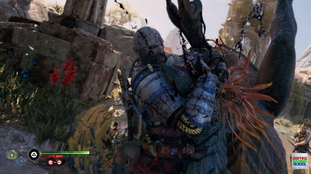 God Of War Ragnarok Pure Of Hart Winter Stag Take Out Enemies