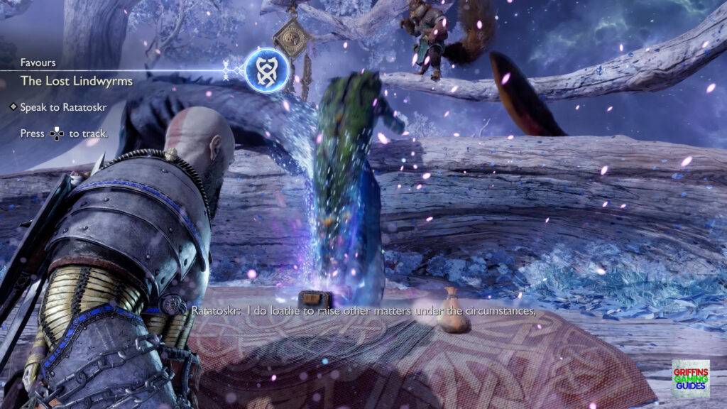 God Of War Ragnarök Return Lindwyrms to Ratatoskr
