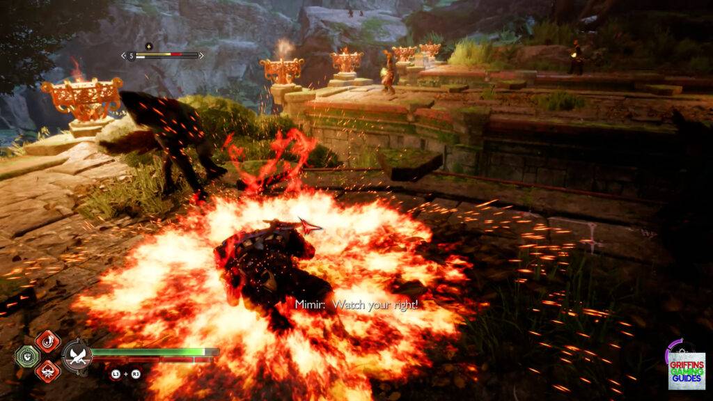 God Of War Ragnarök Return Of The River Favour Clear Gulon and Seidr