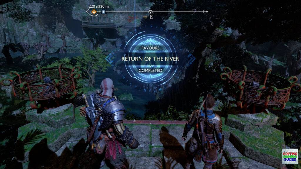God Of War Ragnarök Return Of The River Favour Completed