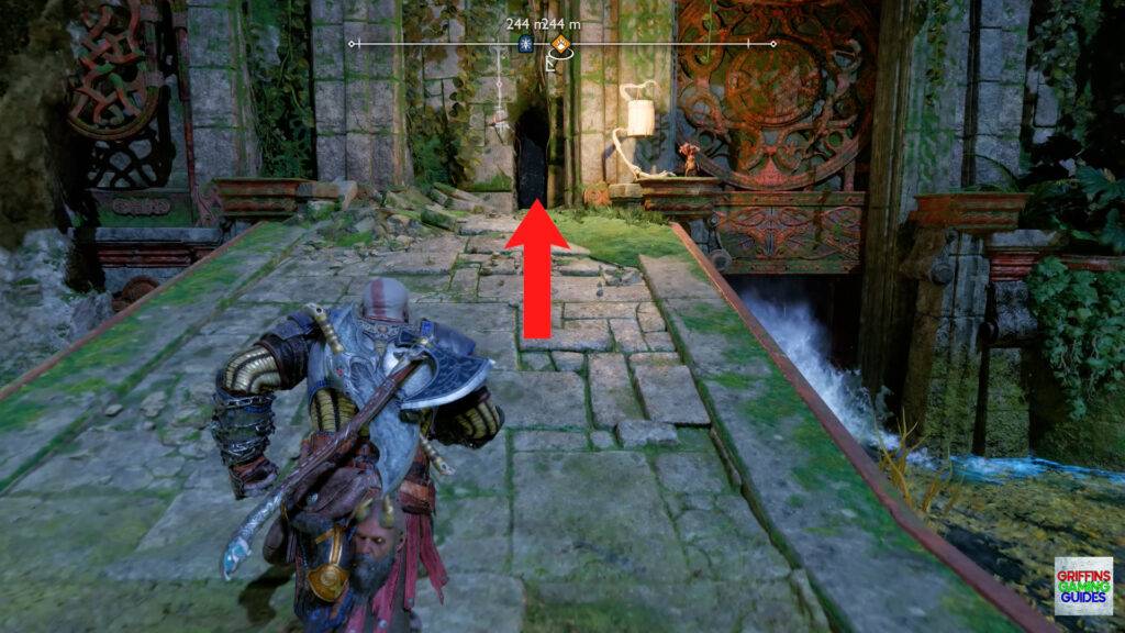 God Of War Ragnarök Return Of The River Favour Leave Through the Gap