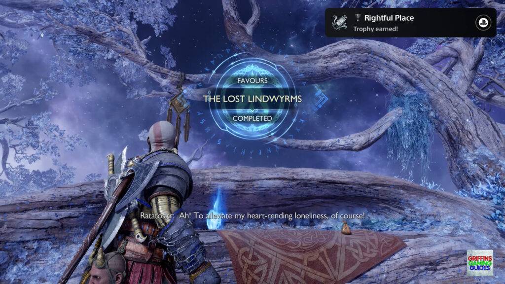 God Of War Ragnarök Rightful Place Trophy