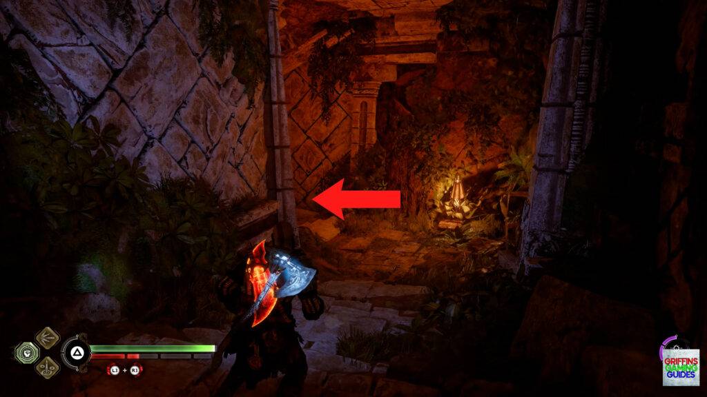 God Of War Ragnarök Spirit Mementos Artefact 4 Follow Path Round to Left