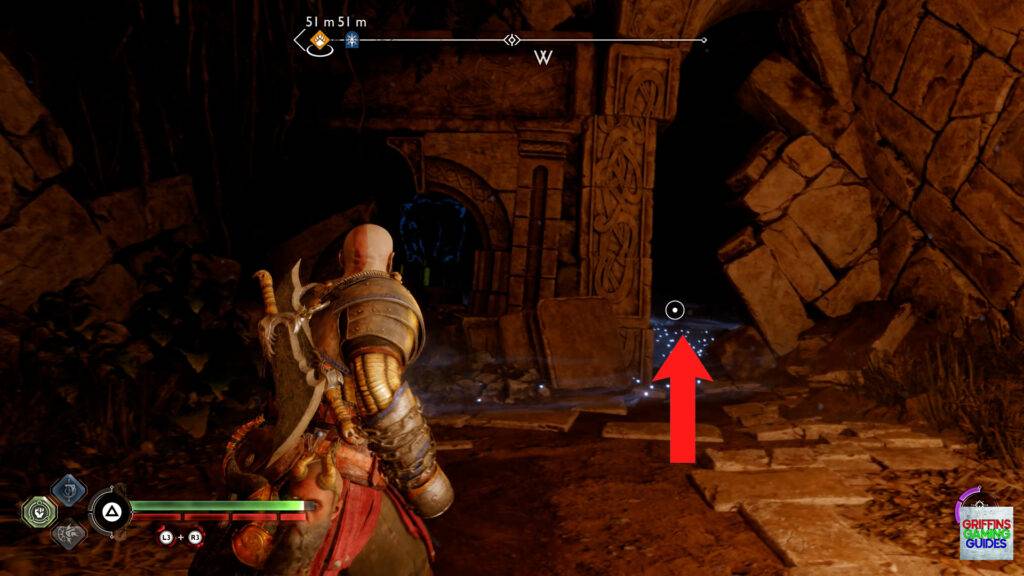 God Of War Ragnarök Spirit Mementos Artefact 4 Squeeze Through Crack