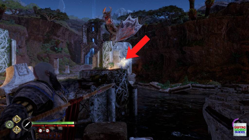 God Of War Ragnarök Spirit Mementos Artefact 4 Throw Spear Inro Pillar