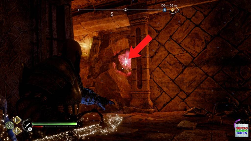 God Of War Ragnarök Spirit Mementos Artefact 4 Throw Spear in to Weak Point