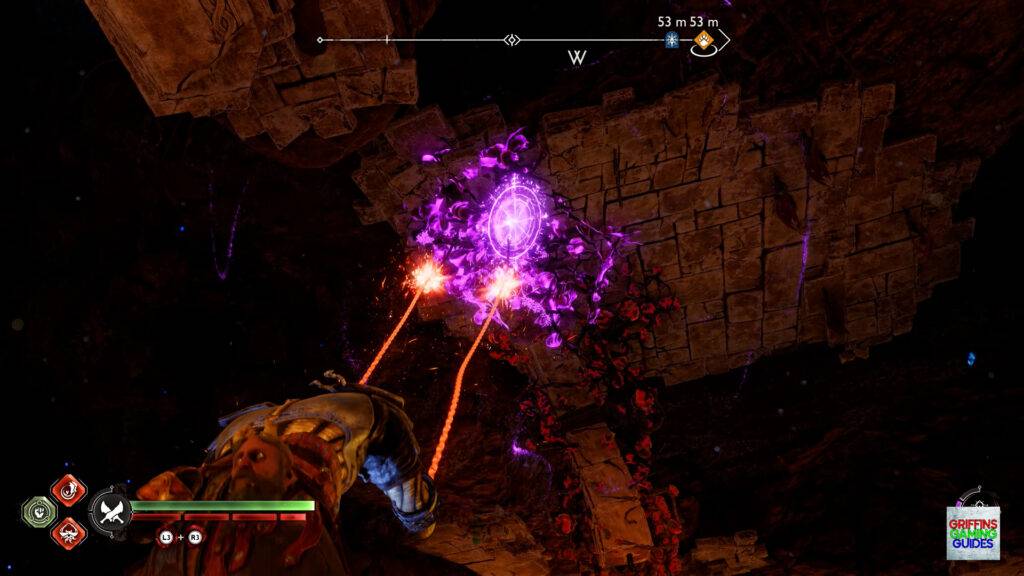 God Of War Ragnarok The Librarian Kvasir's Poem 11 Clear Red Vines on the Ceiling