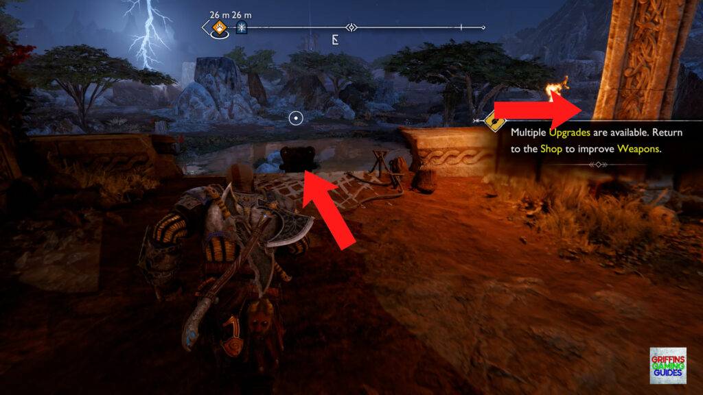 God Of War Ragnarok The Librarian Kvasir's Poem 12 Kick Shield and Go Right