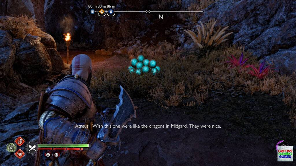 God Of War Ragnarok Crater Hunt For Vanaheim Careful Around the Poison