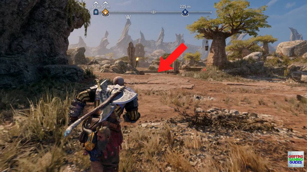 God Of War Ragnarok Crater Hunt For Vanaheim Drop Down