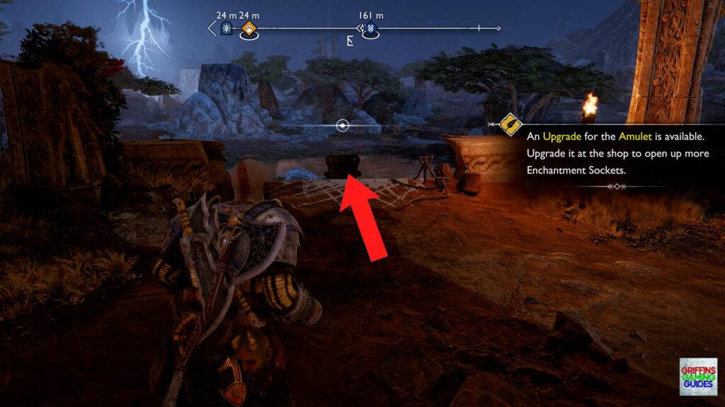 God Of War Ragnarok Crater Hunt For Vanaheim Kick Shield Off