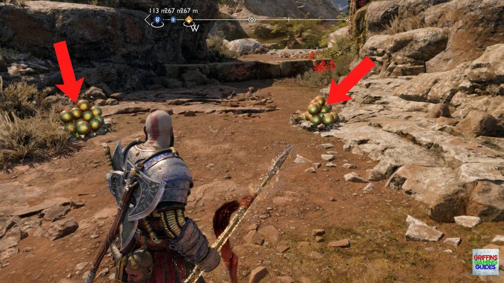 God Of War Ragnarok Crater Hunt For Vanaheim Remove Poison Pods