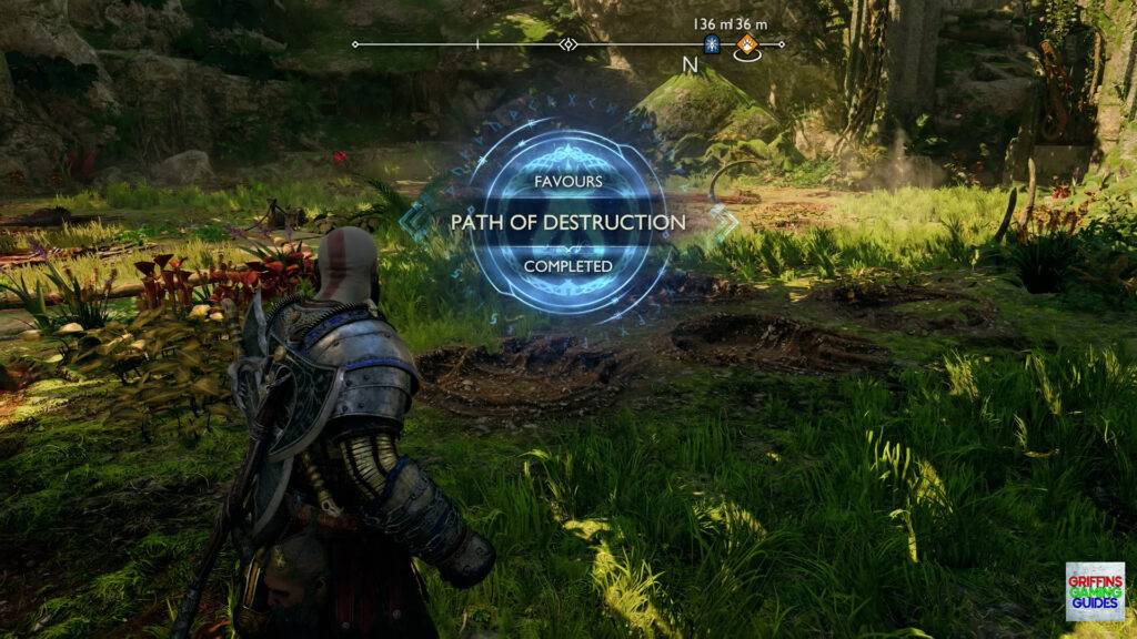 God Of War Ragnarok Crater Hunt Path Of Destruction Completed