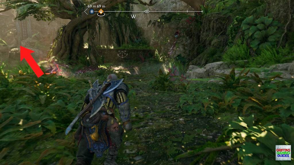 God Of War Ragnarok Crater Hunt Path Of Destruction Follow Path