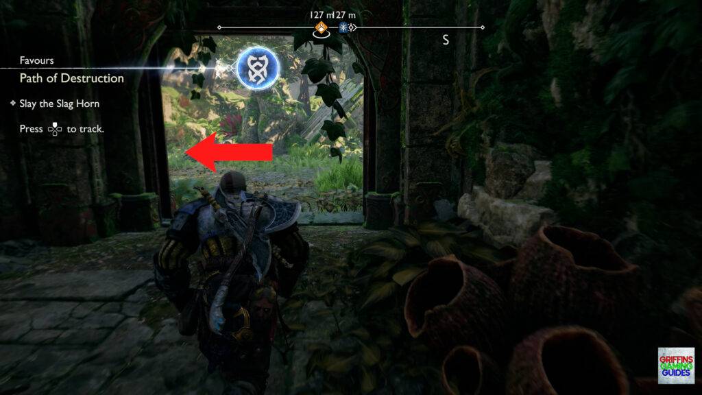 God Of War Ragnarok Crater Hunt Path Of Destruction Head Left