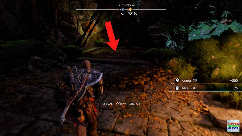 God Of War Ragnarok Crater Hunt Path Of Destruction Take Lift Down