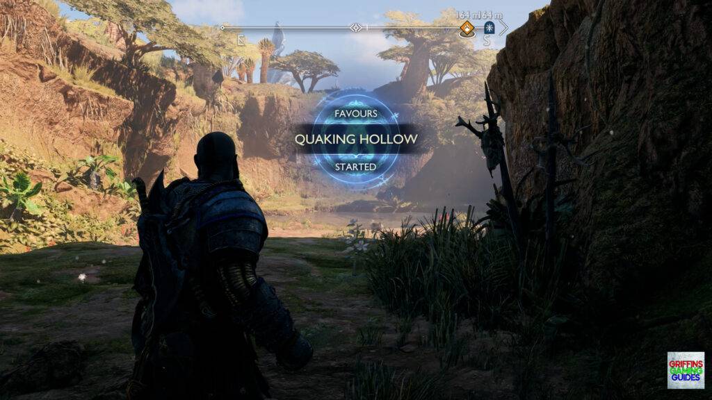 God Of War Ragnarok Crater Hunt Quaking Hollow Begins