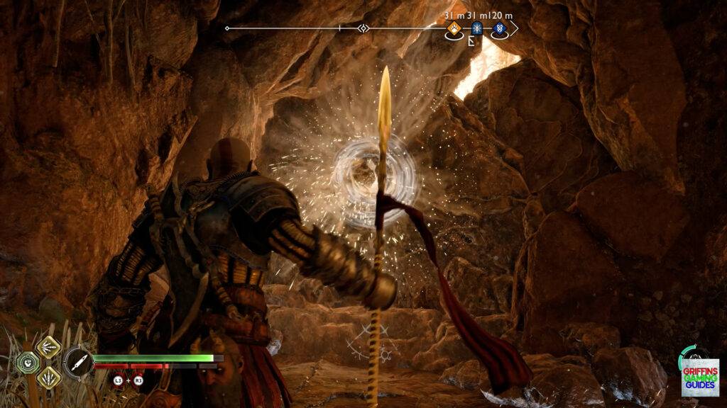 God Of War Ragnarok Crater Hunt Quaking Hollow Clear Wall