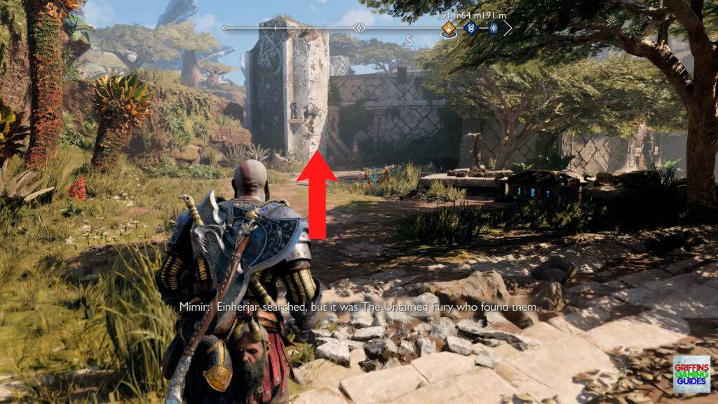 God Of War Ragnarok Crater Hunt The Burning Skies Climb Wall