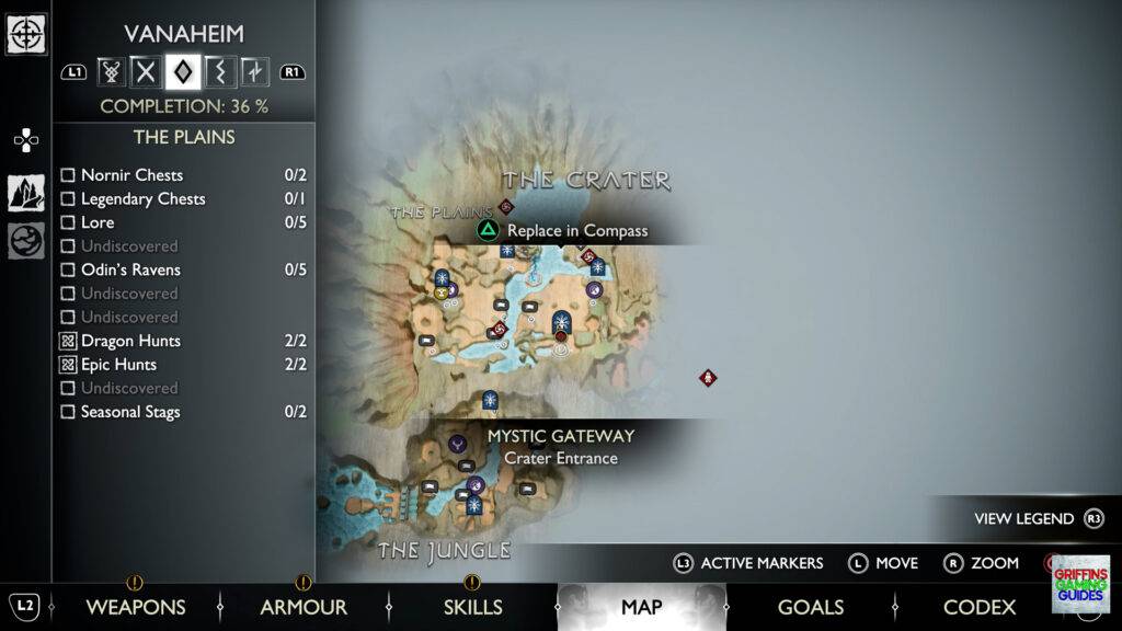 God Of War Ragnarok Crater Hunt The Burning Skies Map