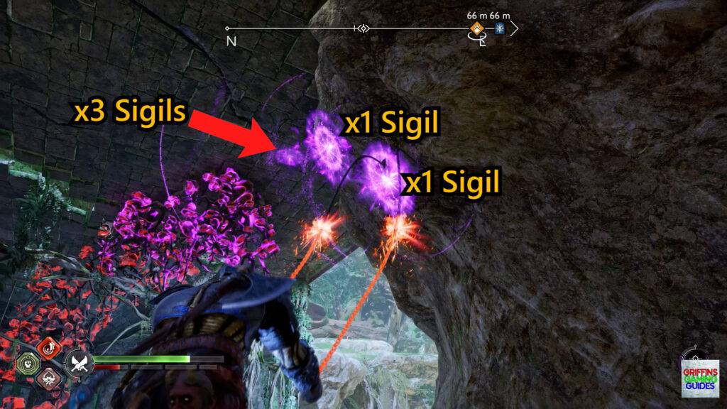 God Of War Ragnarok Crater Hunt Trail Of The Dead Place Sigils