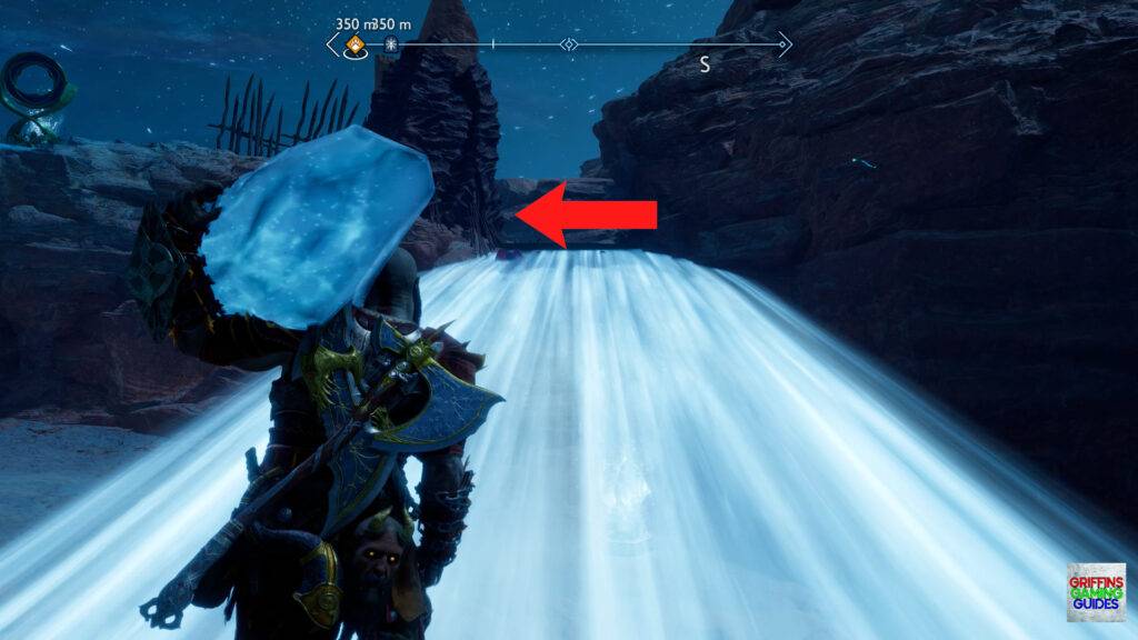 God Of War Ragnarok Freyrs Gift Favour Take Light Crystal across Bridge