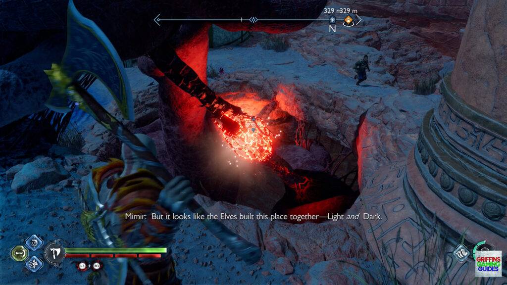 God Of War Ragnarok Freyrs Gift Favour Throw Axe Through Hive Matter