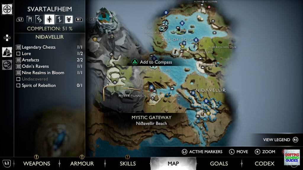 God Of War Ragnarok Grave Mistake Hardrefill The Callous Map