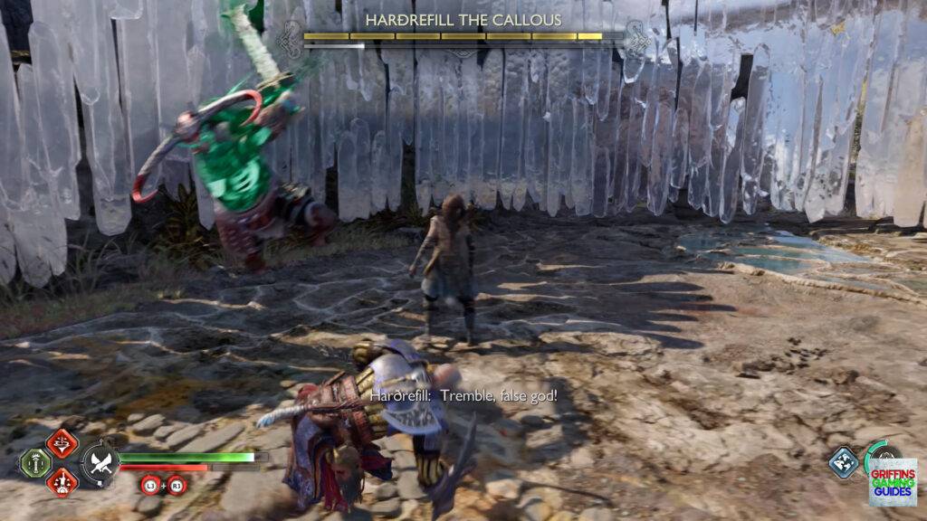 God Of War Ragnarok Grave Mistake Hardrefill The Callous Parry or Dodge