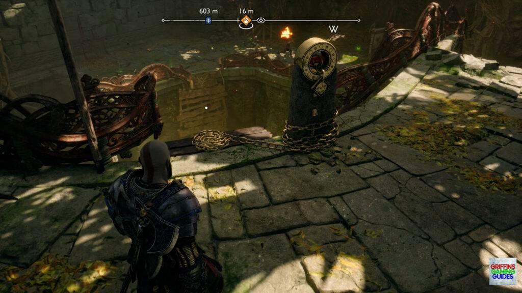 God Of War Ragnarok Odins Raven 39 Kick Chain Down