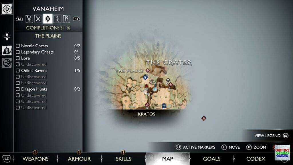 God Of War Ragnarok Odins Raven 41 Map