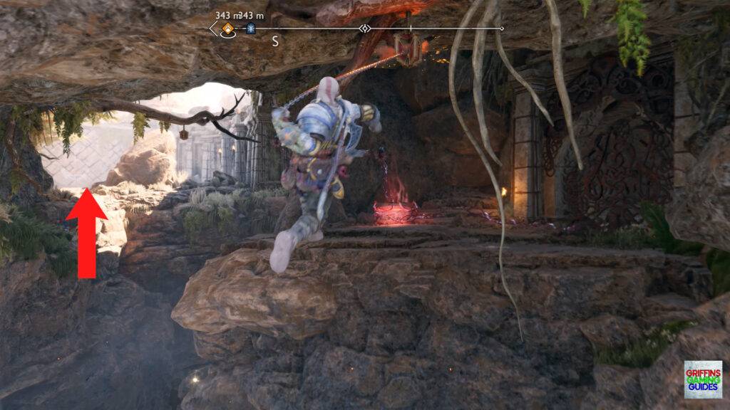 God Of War Ragnarok Odins Raven 42 Swing Across Chasm