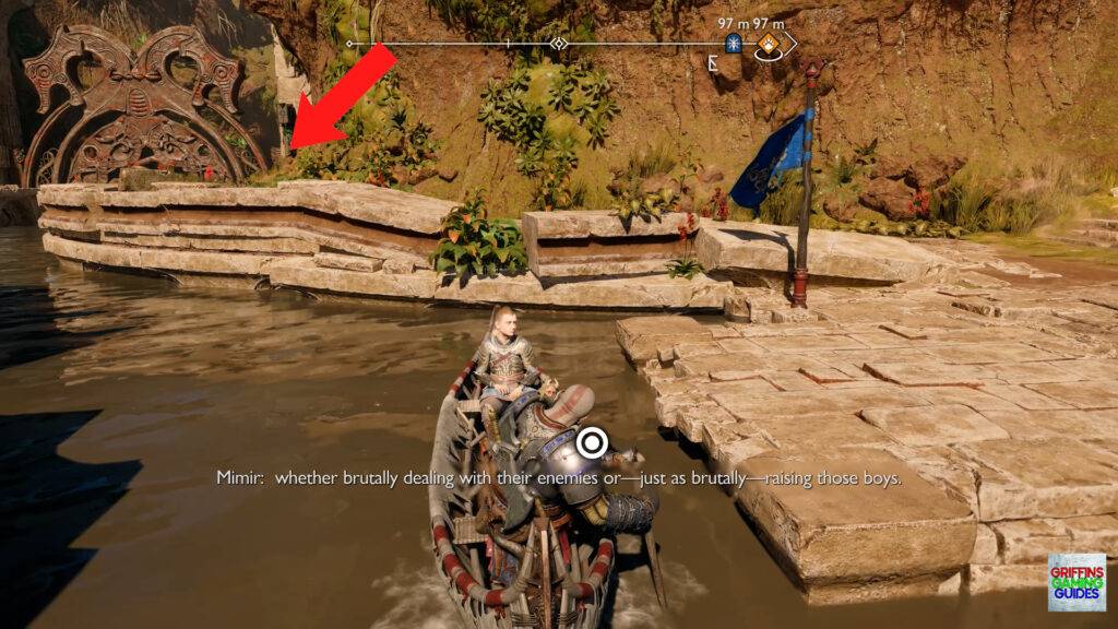 God Of War Ragnarok Odins Raven 46 Dock then Open Gate