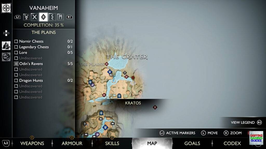 God Of War Ragnarok Odins Raven 46 Map