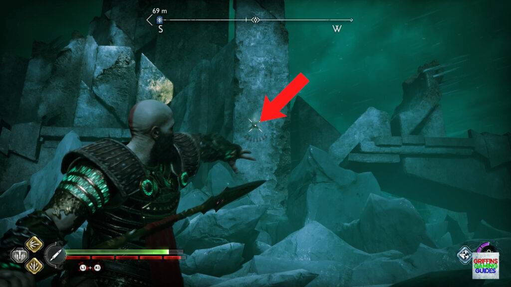 God Of War Ragnarok The Florist Flower 3 Soulblossom Throw Spear into Pillar