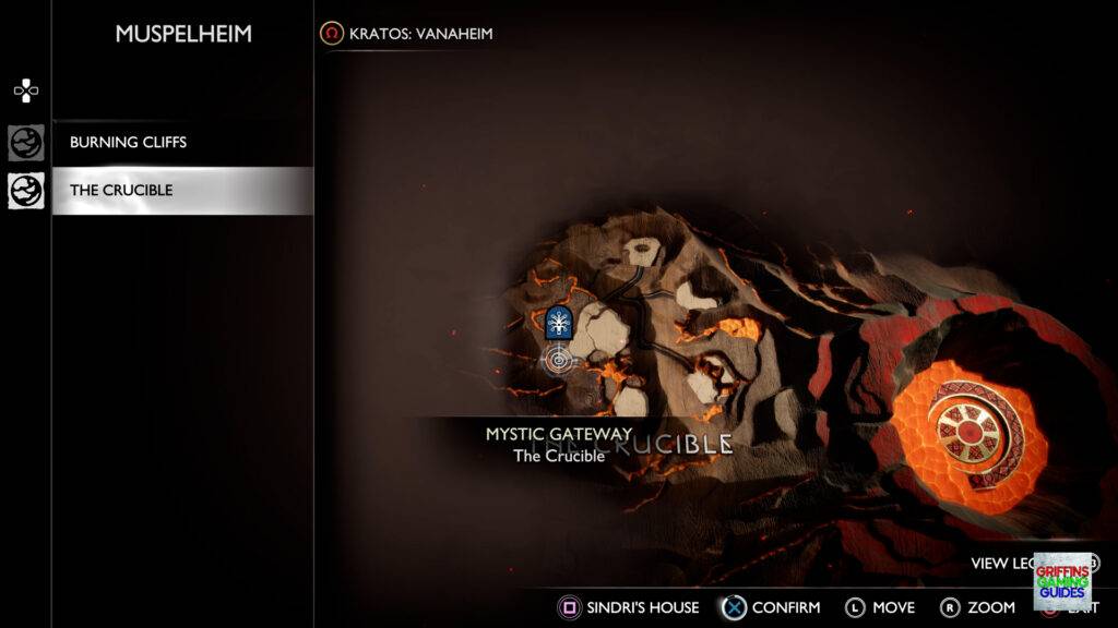 God Of War Ragnarok The Florist Flower 5 Ashpetal Travel to The Crucible