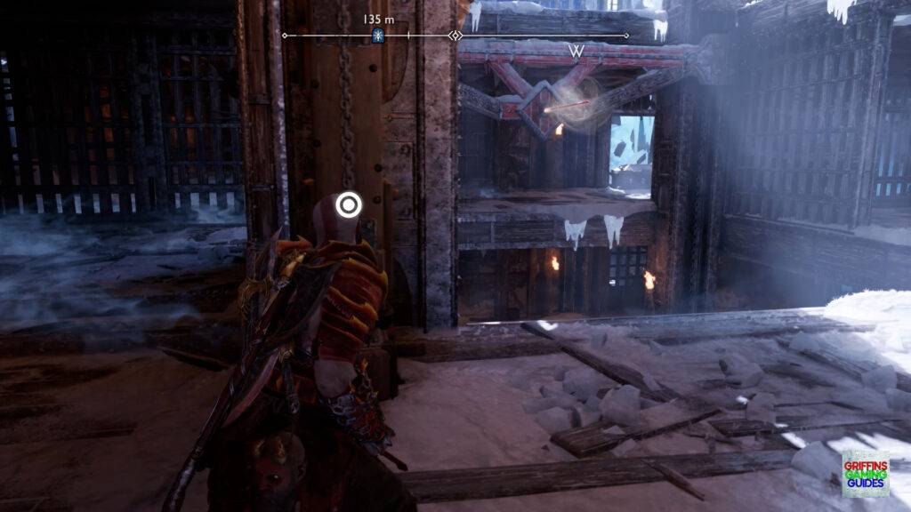 God Of War Ragnarok The Florist Flower 6 Dreamshade Use Chain to Drop Spear down 1 Level