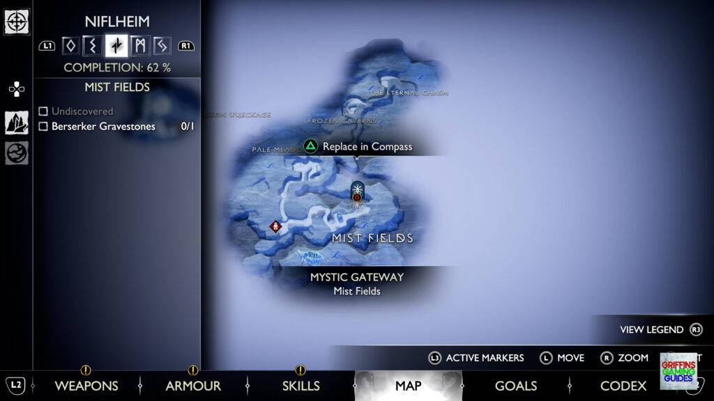 God Of War Ragnarok The Florist Flower 7 Frostfinger Map