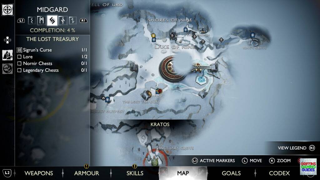 God Of War Ragnarok The Lost Pages Page 1 Map