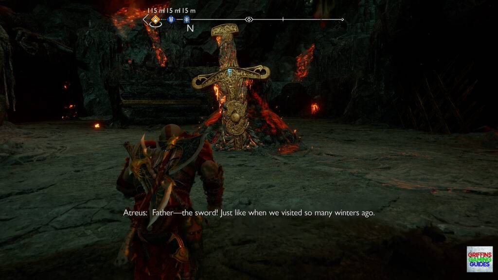 God Of War Ragnarok Trials By Fire F Rune Sword